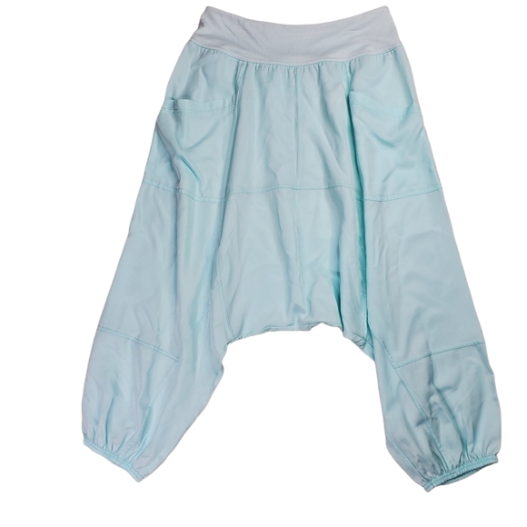 Free People Pants - Free People Movement Give All Your Harem Pants Lyocell Ice Aqua Womens Large